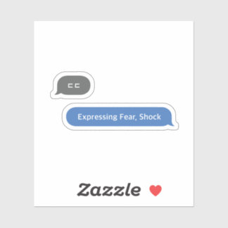 Sticker Bulle Conversation d'argot coréenne ㄷ ㄷ