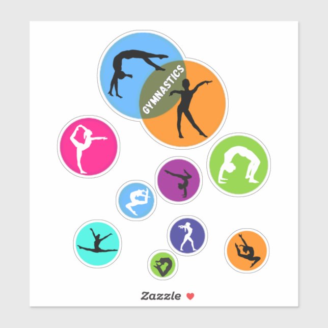 Sticker Bulle de gymnastique (Feuille)