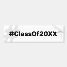 Sticker Bumper de la classe de diplôme