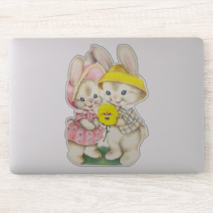 Sticker Bunny Girl and Boy