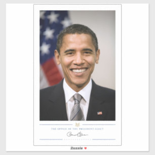 Sticker Bureau du président élu Barack Obama