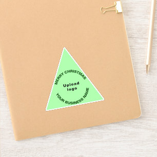 Sticker Business Christmas Light Triangle vert Vinyl