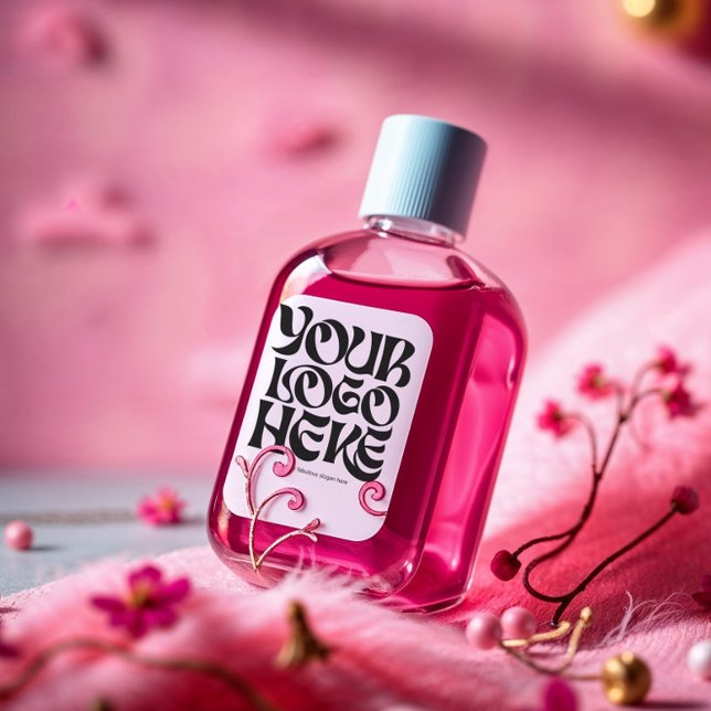 Sticker Business Logo and Text Water-proof Clear (Créateur téléchargé)