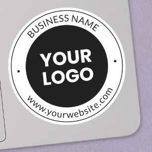 Sticker Business Name & Website ou Slogan, Merci Etc.