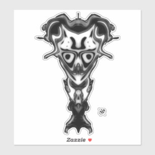 Sticker Buste du démon des enfers v0.3