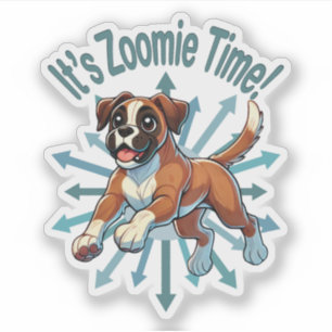 Sticker C’est Zoomie Time Boxer