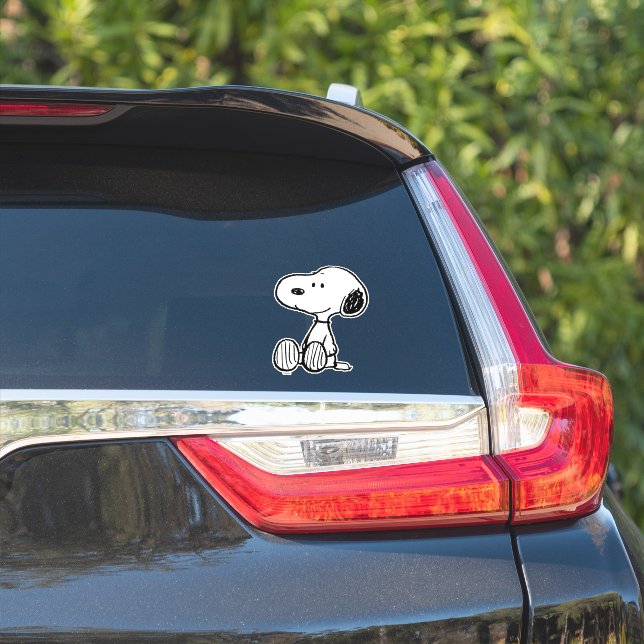 Sticker cacahuètes | Snoopy (Côté voiture)