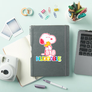 Sticker cacahuètes   Snoopy & Woodstock Huggable