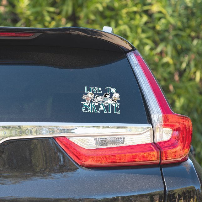 Sticker cacahuètes | Vivre au patinage (Côté voiture)