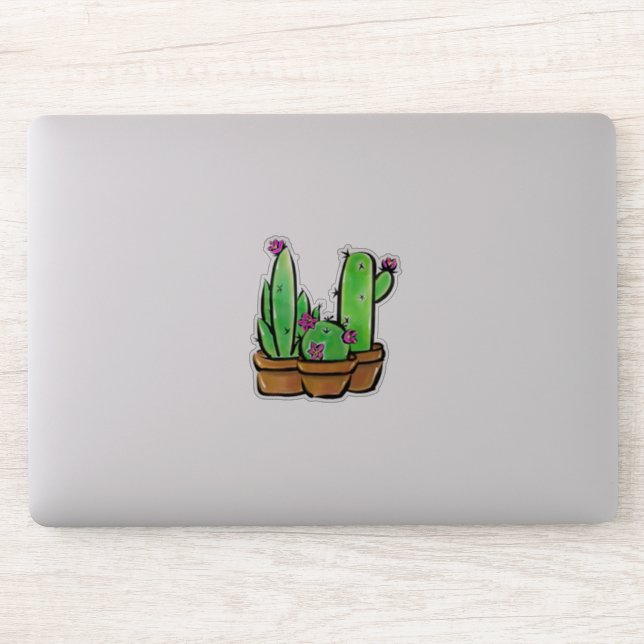 Sticker Cactus cactus cactus succulents (Ordinateur)