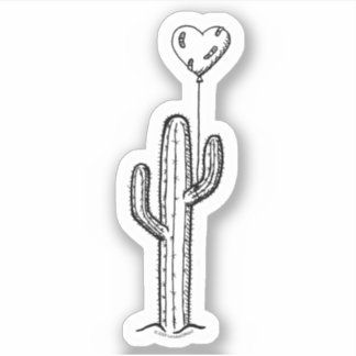 Sticker Cactus et soins