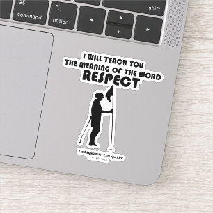 Sticker Caddyshack   Je Vais Vous Apprendre Le Sens Du W