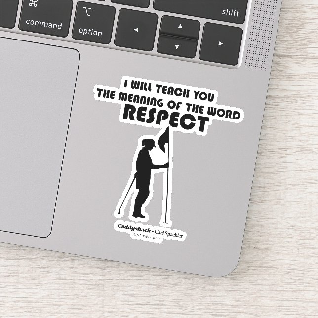 Sticker Caddyshack | Je Vais Vous Apprendre Le Sens Du W (Détail)