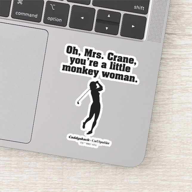 Sticker Caddyshack | Oh Mme Crane (Détail)