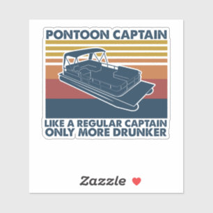 Sticker Cadeau de bateau Drôle idée cadeau de bateau Pon