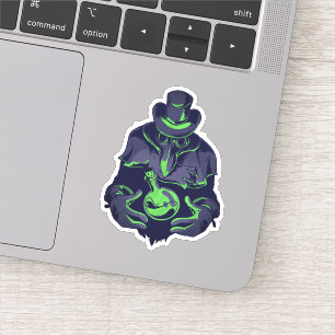 Sticker Cadeau de Halloween de docteur de la peste effraya