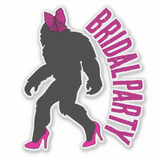 Sticker Cadeau de Mariage Personnalisé Chic Piquant Sasqua (Devant)