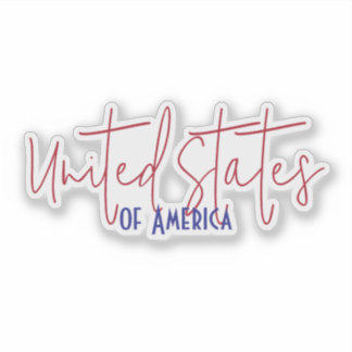Sticker Cadeau de voyage souvenir des États-Unis d'Amériqu