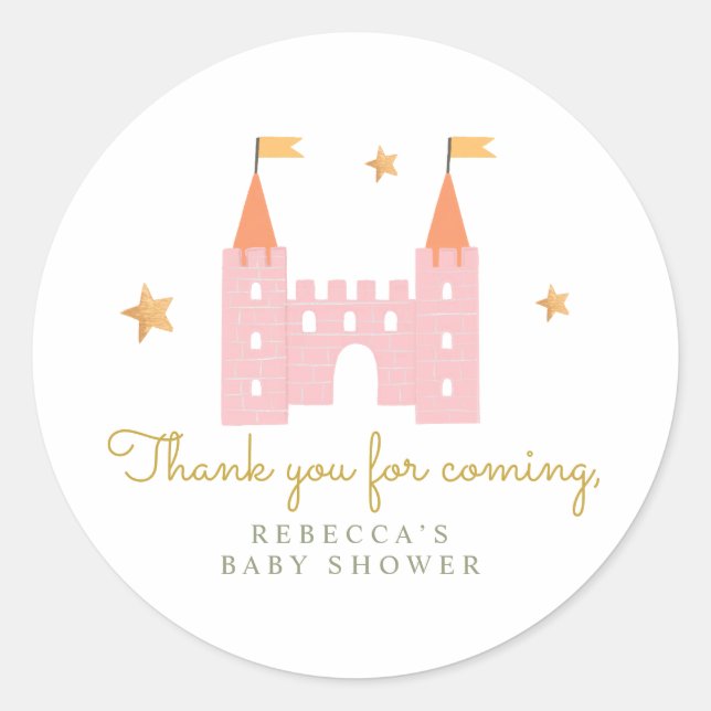 sticker cadeau Fairytale Princess Dragon (Devant)