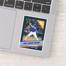 Cadeau personnalisé pour joueur de baseball bleu f