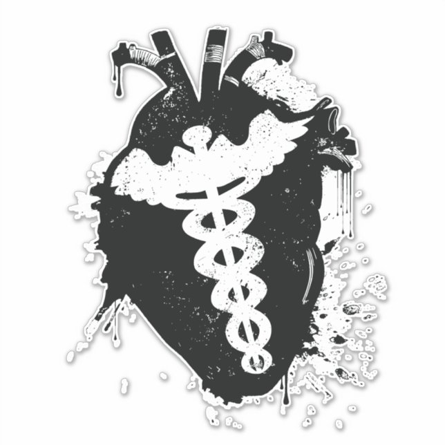 Sticker caduceus anatomic (Devant)