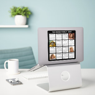 Sticker Calendrier 2027 avec 4 Photos