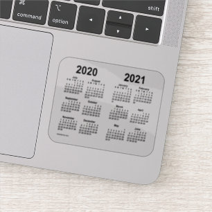 Sticker Calendrier de l'année scolaire 2020-2021 par Janz