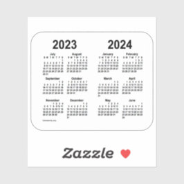 Sticker Calendrier de l'année scolaire 2023-2024 par Janz