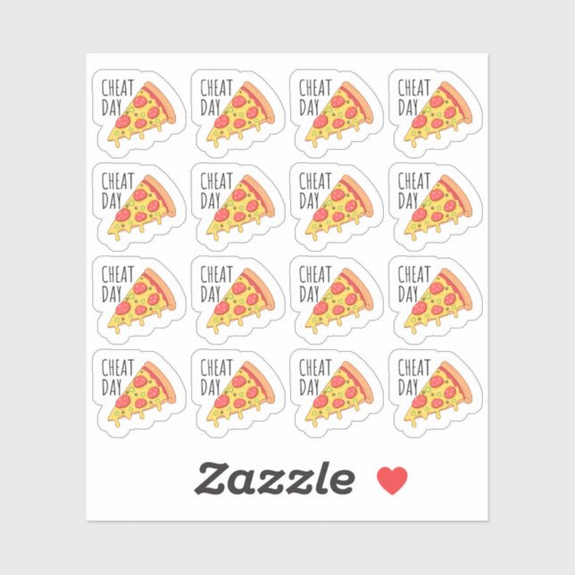 Sticker Calendrier Planificateur de Rappel de Jour de Truc (Feuille)