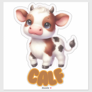 Sticker Calf adorable pour la pépinière