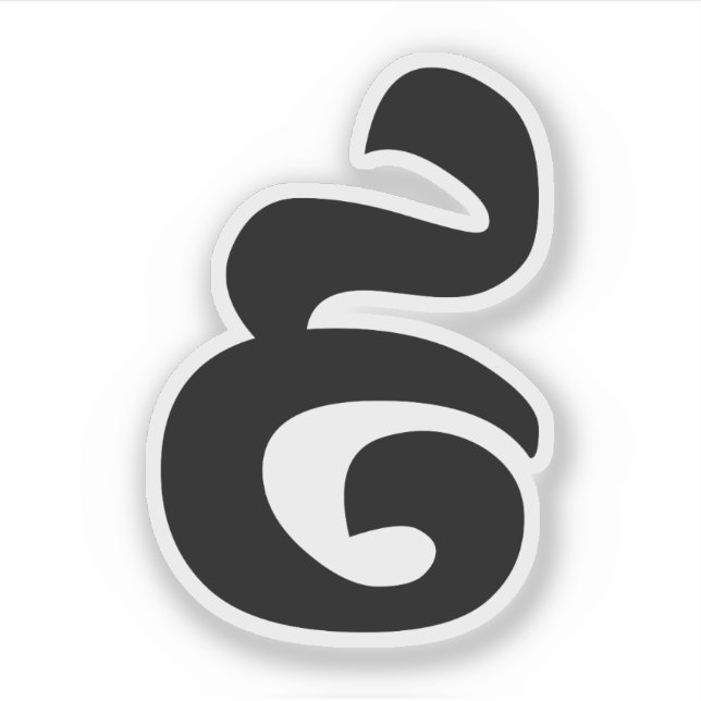 Sticker Cambodian Number 9 / Nine / ៩ (Pram Buen) Khmer (Devant)