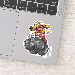 Sticker Camion Scooby Doo-Monster