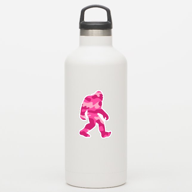Sticker Camo rose Bigfoot Sasquatch (Gourde)