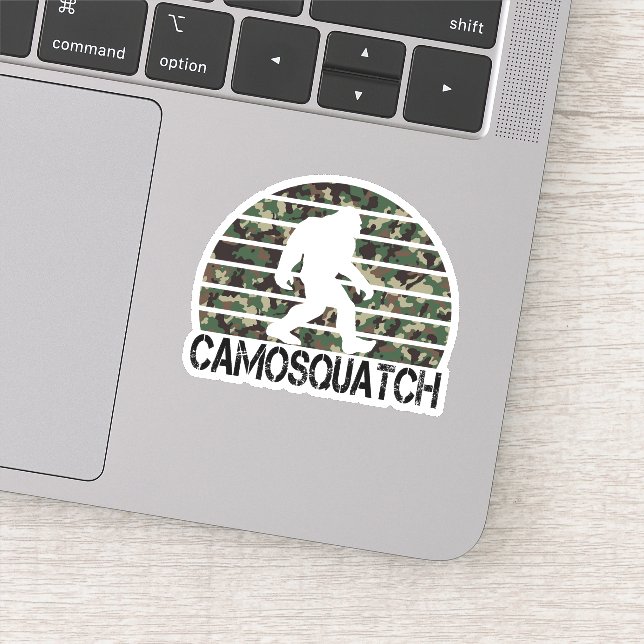 Sticker Camosquatch Funny Bigfoot (Détail)