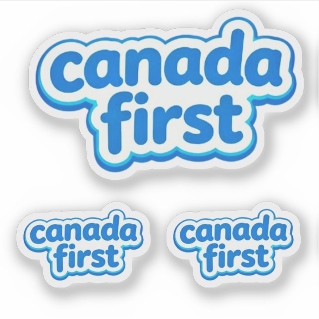 Sticker canadad'abord (Devant)