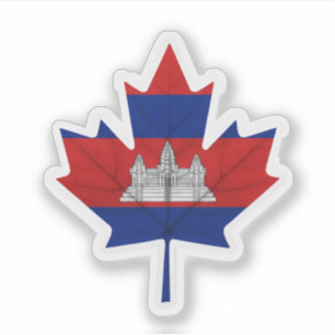 Sticker Canadien cambodgien