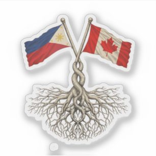 Sticker Canadien philippin