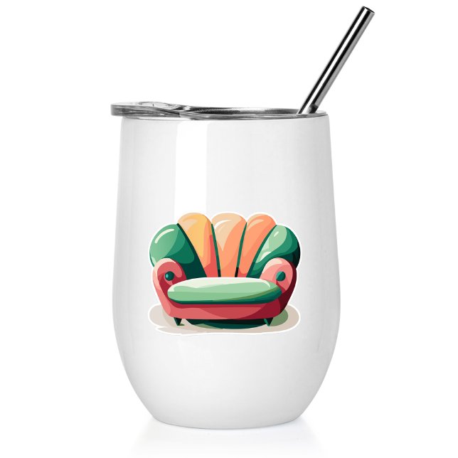 Sticker Canapé Rétro (Créateur téléchargé)