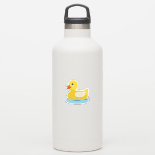 Sticker Canard en caoutchouc jaune