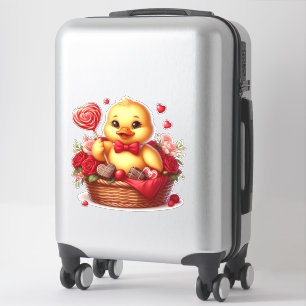 Sticker Canard mou de Valentine