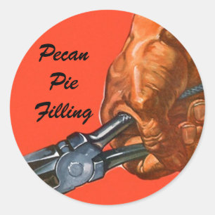 Sticker Canning Pecan Pecans Nut Cracker