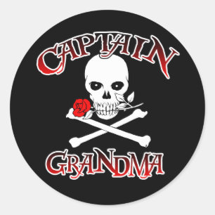 Sticker capitaine Grandma