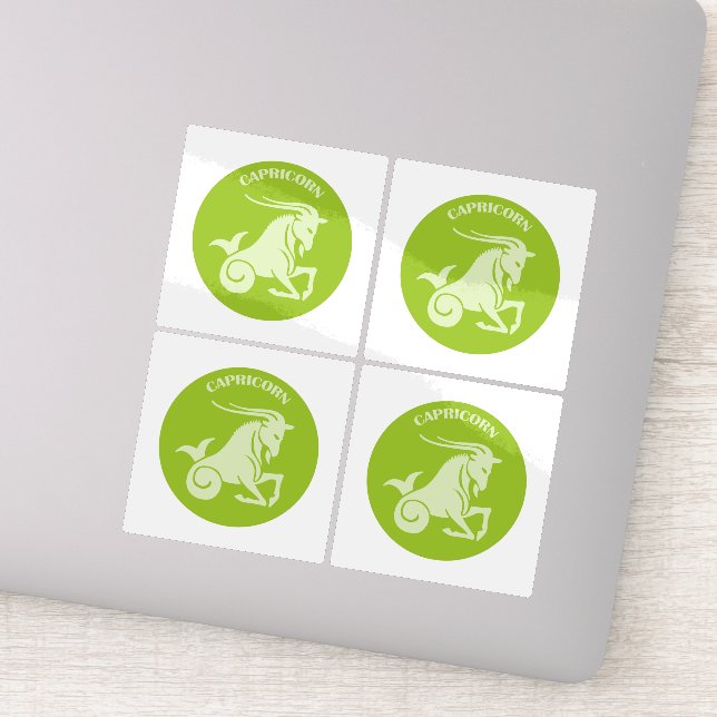 Sticker Capricorn, Zodiac Sign, Horoscope, Astrology (Détail)
