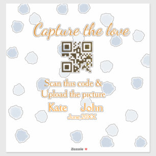 Sticker Capturer l'amour ajouter QR numérisation télécharg