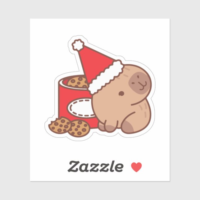 Sticker Capybara (Feuille)