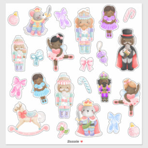 Sticker Caractères de ballet Nutcracker