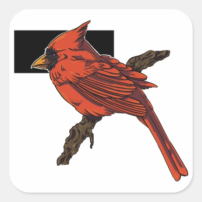 Sticker cardinal (Devant)