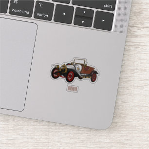 Sticker Caricature de voiture classique 1920