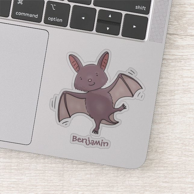 Sticker Caricature de vol de chauve-souris (Détail)