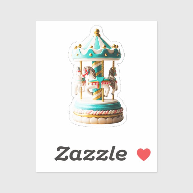 Sticker caroussel beautiful (Feuille)